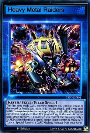 Heavy Metal Raiders (Skill Card) (SBSC-ENS01) - Speed Duel: Scars of Battle 1st Edition