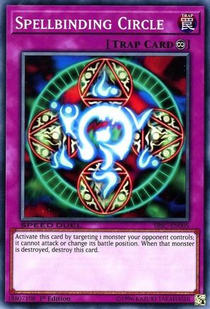 Spellbinding Circle (SBSC-EN005) - Speed Duel: Scars of Battle 1st Edition