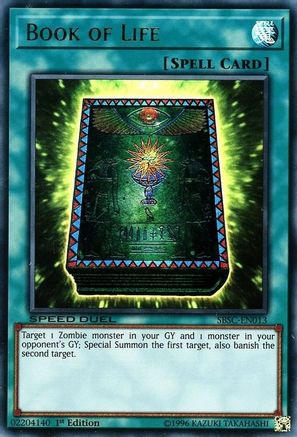 Book of Life (SBSC-EN013) - Speed Duel: Scars of Battle 1st Edition