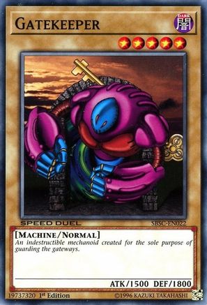 Gatekeeper (SBSC-EN022) - Speed Duel: Scars of Battle 1st Edition