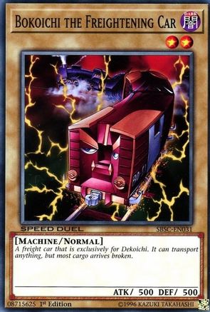 Bokoichi the Freightening Car (SBSC-EN031) - Speed Duel: Scars of Battle 1st Edition