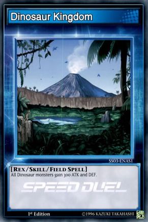 Dinosaur Kingdom (SS03-ENAS1) - Speed Duel Decks: Ultimate Predators 1st Edition