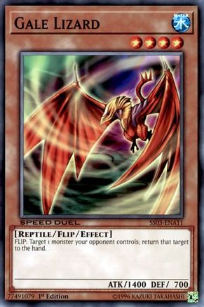 Gale Lizard (SS03-ENA11) - Speed Duel Decks: Ultimate Predators 1st Edition
