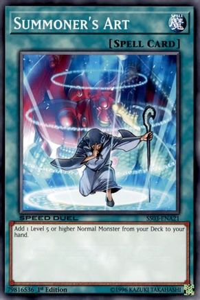Summoner's Art (SS03-ENA21) - Speed Duel Decks: Ultimate Predators 1st Edition