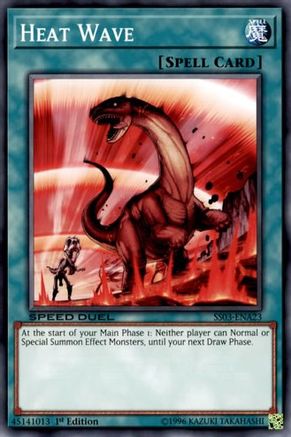 Heat Wave (SS03-ENA23) - Speed Duel Decks: Ultimate Predators 1st Edition