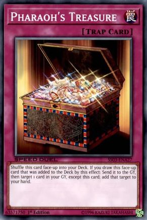 Pharaoh's Treasure (SS03-ENA27) - Speed Duel Decks: Ultimate Predators 1st Edition