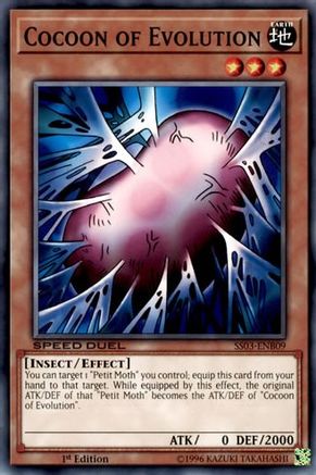 Cocoon of Evolution (SS03-ENB09) - Speed Duel Decks: Ultimate Predators 1st Edition