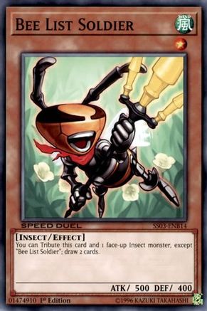 Bee List Soldier (SS03-ENB14) - Speed Duel Decks: Ultimate Predators 1st Edition