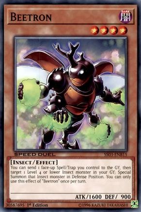 Beetron (SS03-ENB15) - Speed Duel Decks: Ultimate Predators 1st Edition