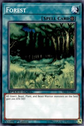 Forest (SS03-ENB17) - Speed Duel Decks: Ultimate Predators 1st Edition
