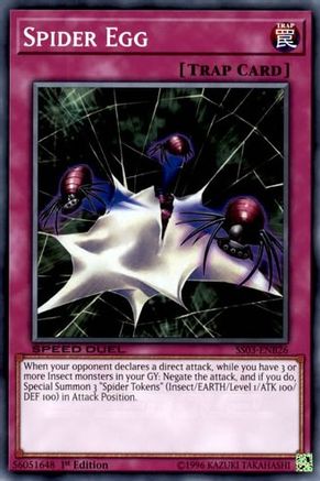 Spider Egg (SS03-ENB26) - Speed Duel Decks: Ultimate Predators 1st Edition