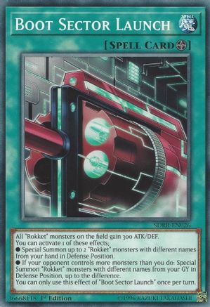 Boot Sector Launch (SDRR-EN026) - Structure Deck: Rokket Revolt 1st Edition
