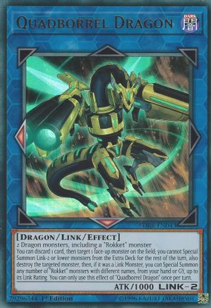 Quadborrel Dragon (SDRR-EN043) - Structure Deck: Rokket Revolt 1st Edition