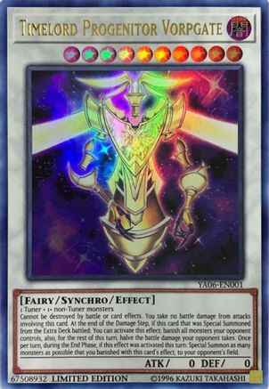 Timelord Progenitor Vorpgate (YA06-EN001) - Yu-Gi-Oh! ARC-V Promo Cards Limited
