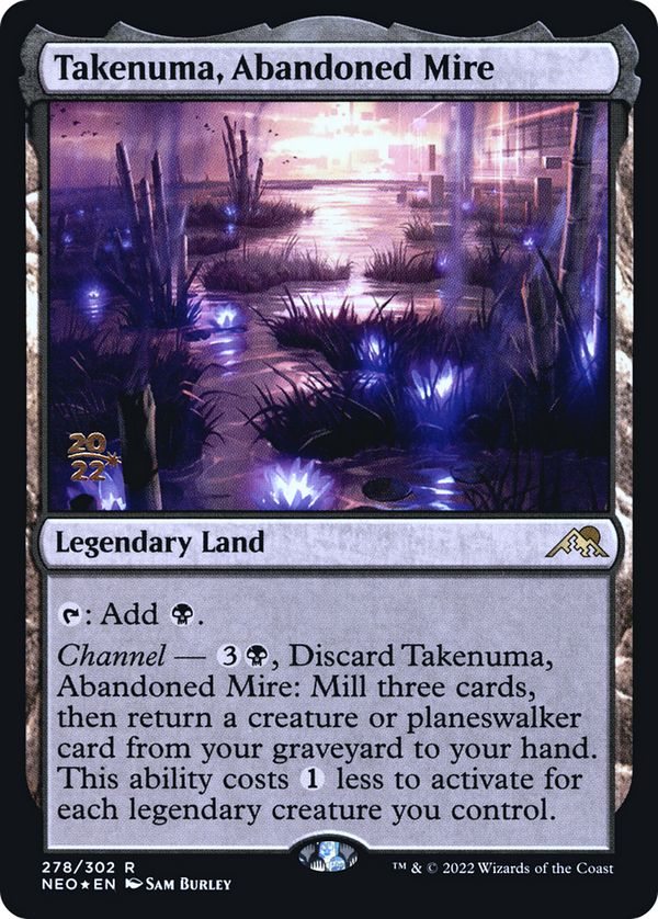 Takenuma, Abandoned Mire (PRE-278) - Kamigawa: Neon Dynasty Promos Foil