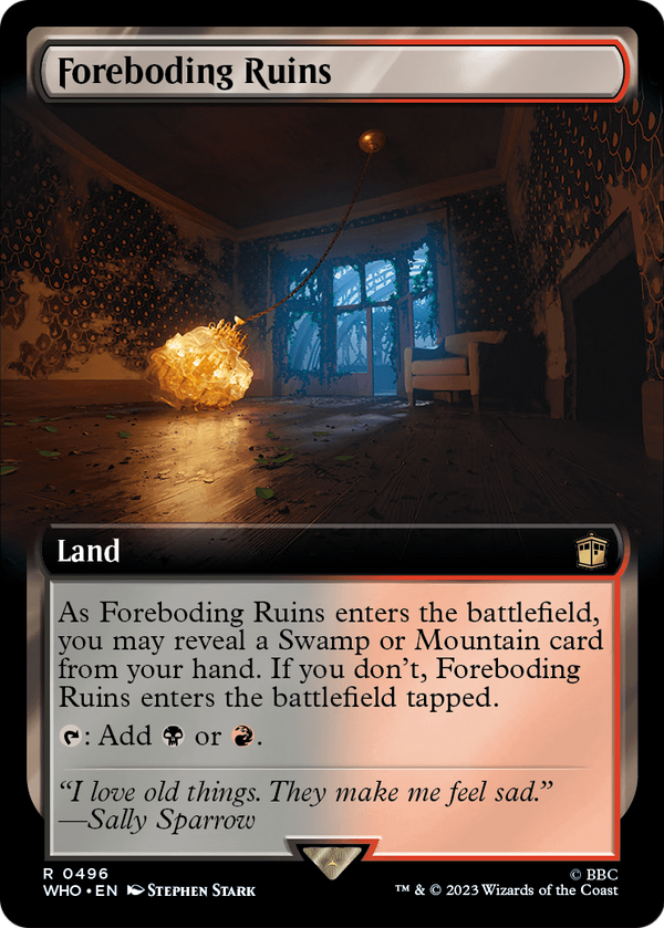 Foreboding Ruins (Extended Art) (WHO-496) - Doctor Who: (Extended Art)