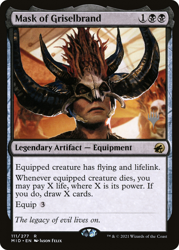Mask of Griselbrand (PPMID-111P) - Innistrad: Midnight Hunt Promos
