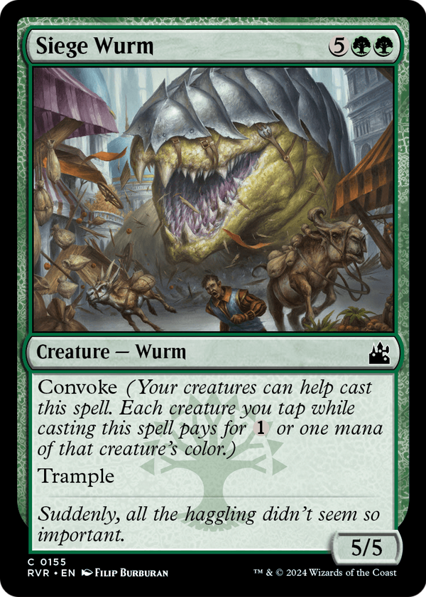 Siege Wurm (RVR-155) - Ravnica Remastered