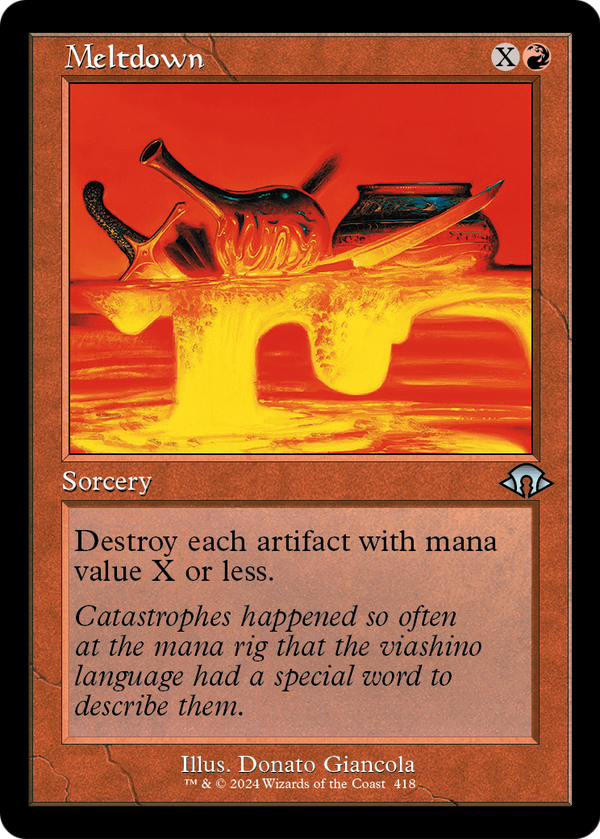 Meltdown (Retro Frame) (MH3-418) - Modern Horizons 3