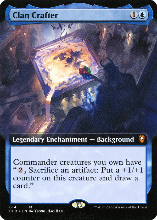 Clan Crafter (Extended Art) (CLB-614) - Commander Legends: Battle for Baldur's Gate: (Extended Art)
