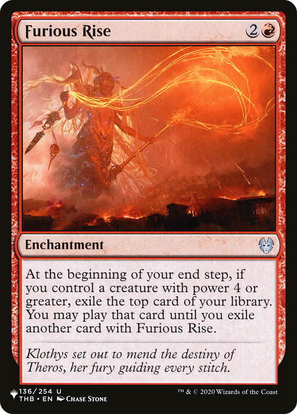 Furious Rise (LIST-THB-136) - The List