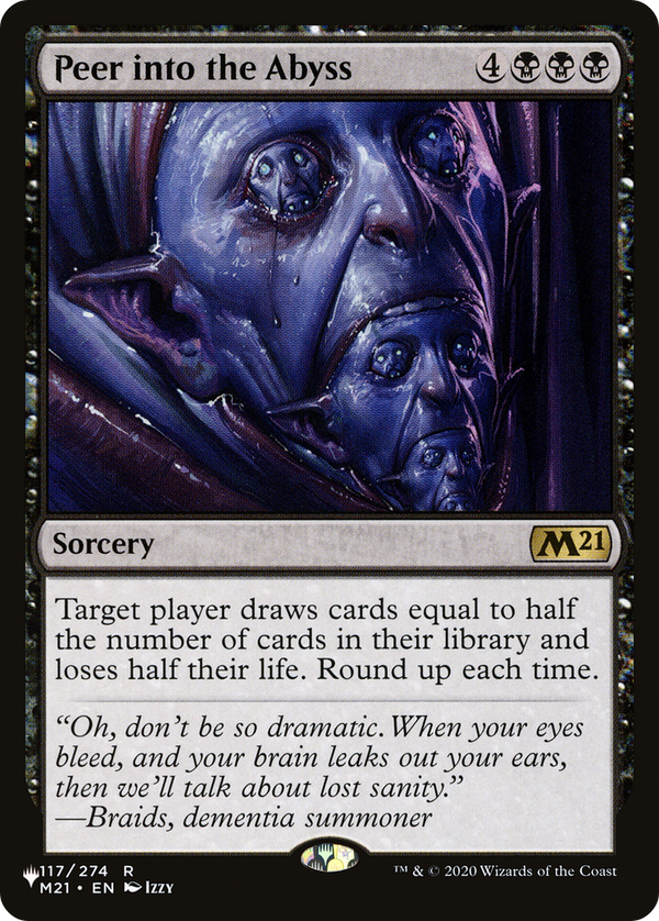 Peer into the Abyss (LIST-M21-117) - The List