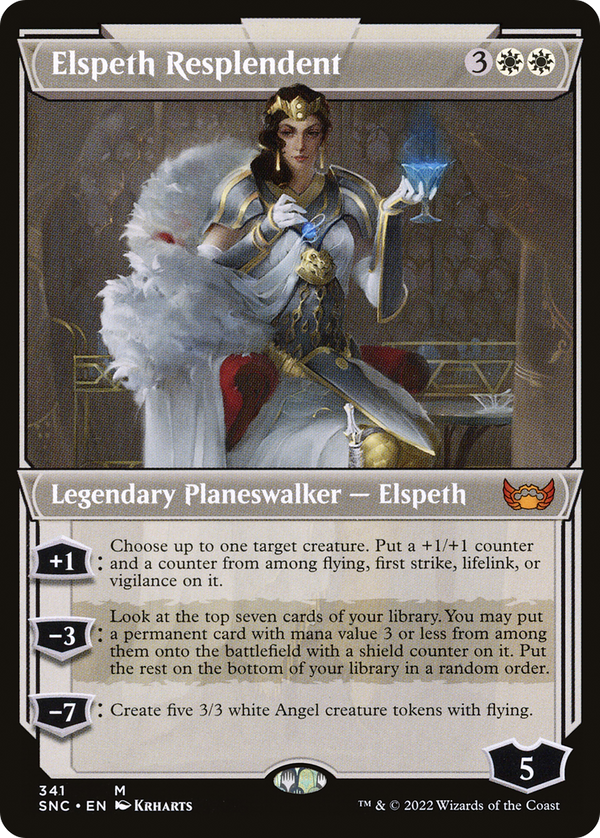 Elspeth Resplendent (Showcase) (SNC-341) - Streets of New Capenna: (Showcase) Foil