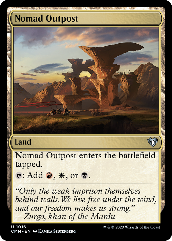Nomad Outpost (CMM-1016) - Commander Masters