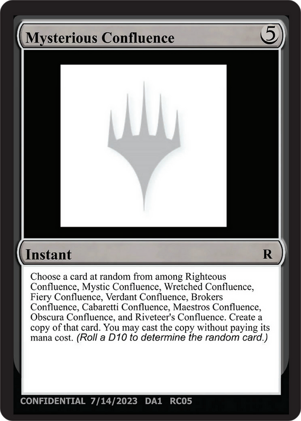Mysterious Confluence (UNK-) - Unknown Event