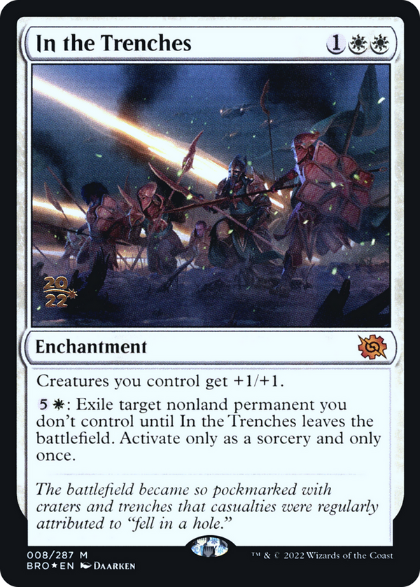 In the Trenches (PRE-008) - The Brothers' War Promos Foil