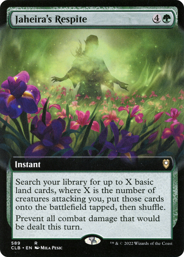 Jaheira's Respite (Extended Art) (CLB-589) - Commander Legends: Battle for Baldur's Gate: (Extended Art)
