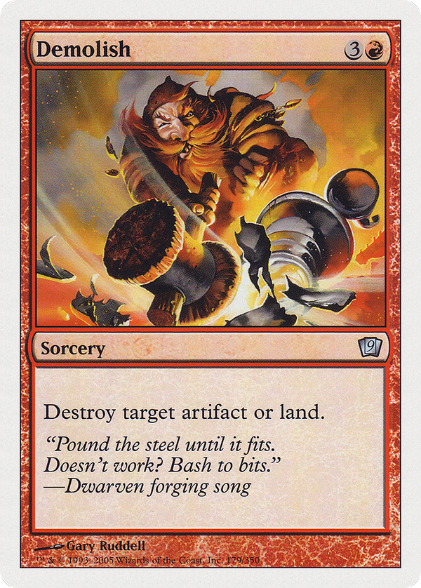 Demolish (9ED-179) - 9th Edition Foil