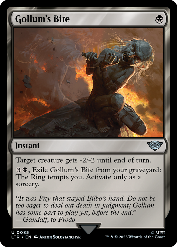 Gollum's Bite (LTR-085) - The Lord of the Rings: Tales of Middle-earth Foil