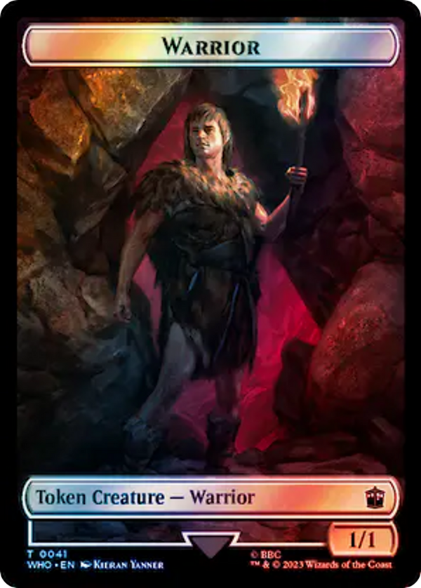 Warrior (TWHO-041) - Doctor Who Tokens Foil