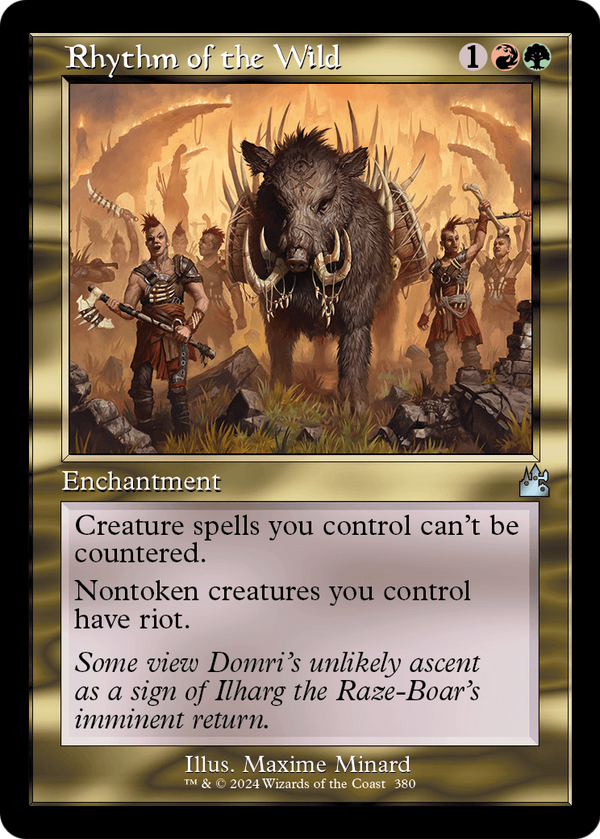 Rhythm of the Wild (Retro Frame) (RVR-380) - Ravnica Remastered