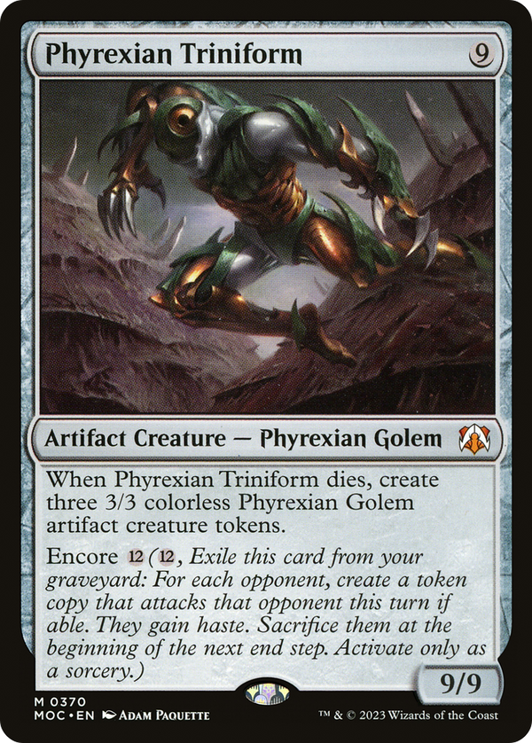 Phyrexian Triniform (MOC-370) - March of the Machine Commander