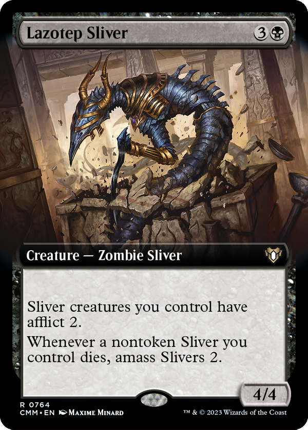 Lazotep Sliver (Extended Art) (CMM-764) - Commander Masters: (Extended Art) Foil