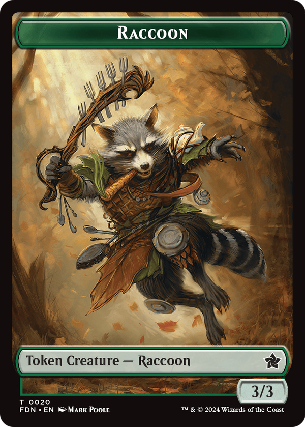Raccoon (TFDN-020) - Foundations Tokens Foil