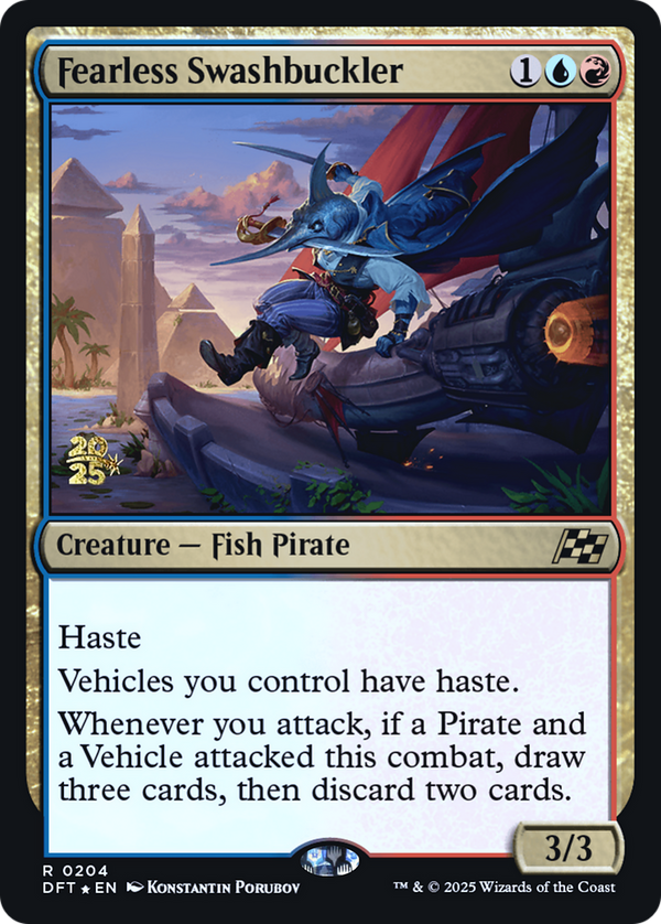 Fearless Swashbuckler (PRE-204) - Prerelease Cards Foil