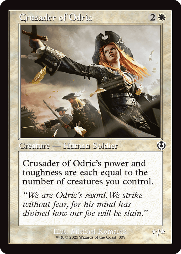 Crusader of Odric (Retro Frame) (INR-338) - Innistrad Remastered Foil