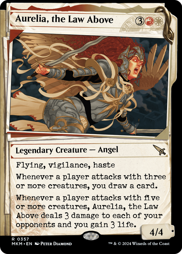 Aurelia, the Law Above (Showcase) (0357) (MKM-357) - Murders at Karlov Manor: (Showcase) Foil