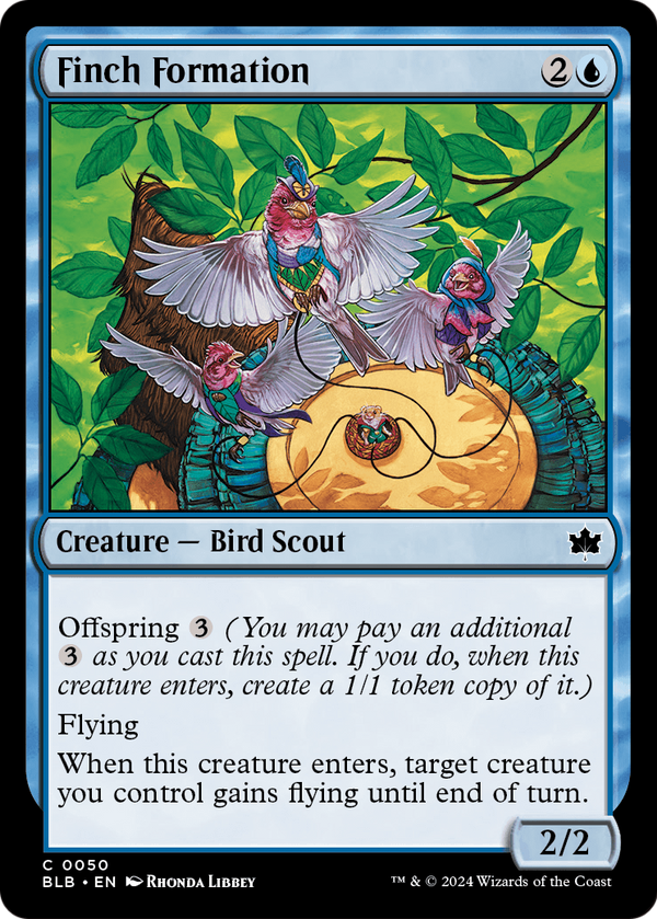 Finch Formation (BLB-050) - Bloomburrow Foil