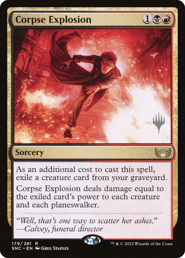 Corpse Explosion (PPSNC-179) - Streets of New Capenna Promos Foil