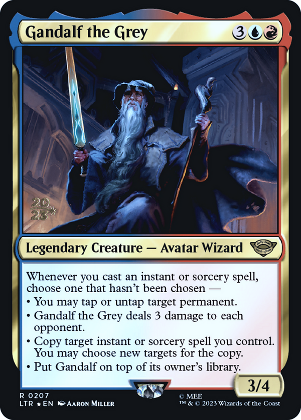 Gandalf the Grey (PRE-207) - Tales of Middle-earth Promos Foil