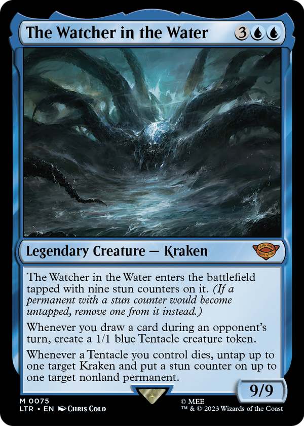 The Watcher in the Water (LTR-075) - The Lord of the Rings: Tales of Middle-earth Foil