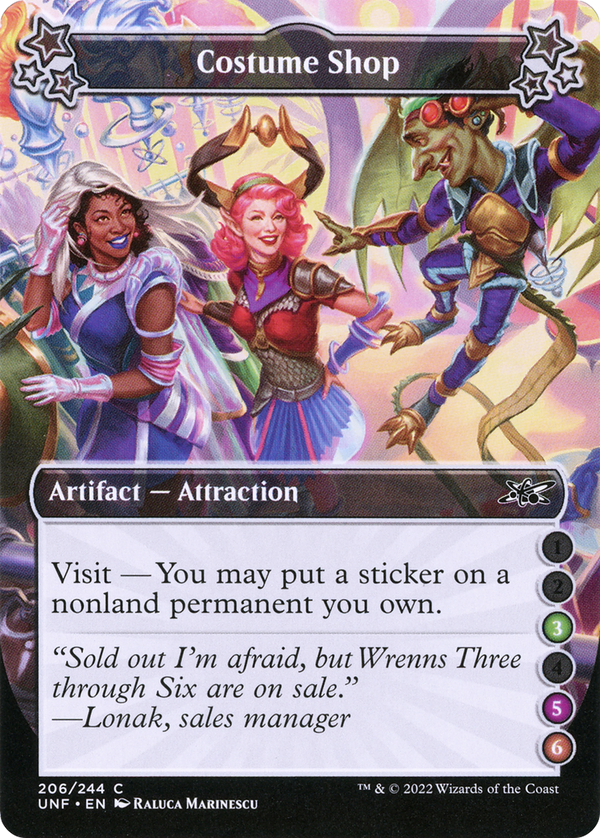 Costume Shop (3-5-6) (UNF-206) - Unfinity Foil