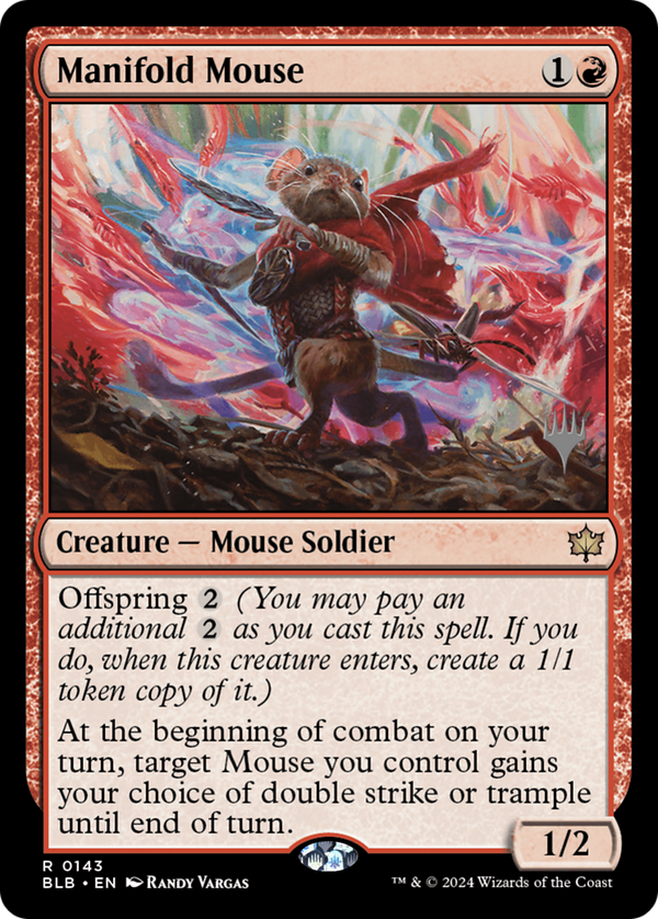 Manifold Mouse (PPBLB-143) - Bloomburrow Promos