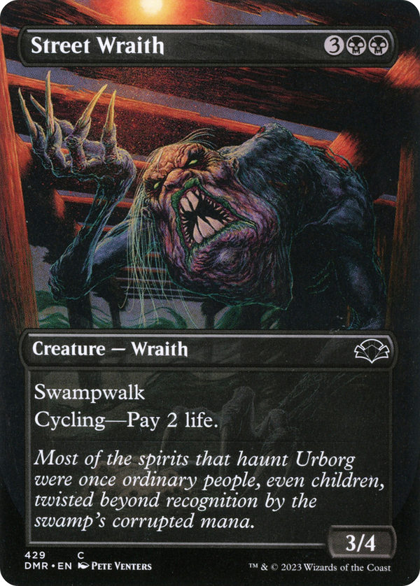 Street Wraith (Borderless) (DMR-429) - Dominaria Remastered