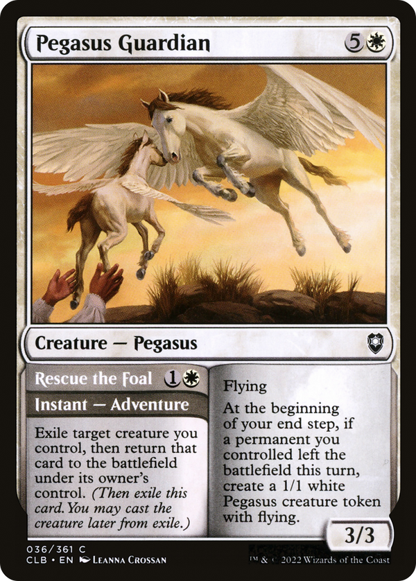 Pegasus Guardian (CLB-036) - Commander Legends: Battle for Baldur's Gate