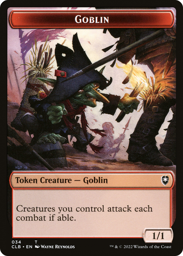 Goblin (TCLB-034) - Battle for Baldur's Gate Tokens